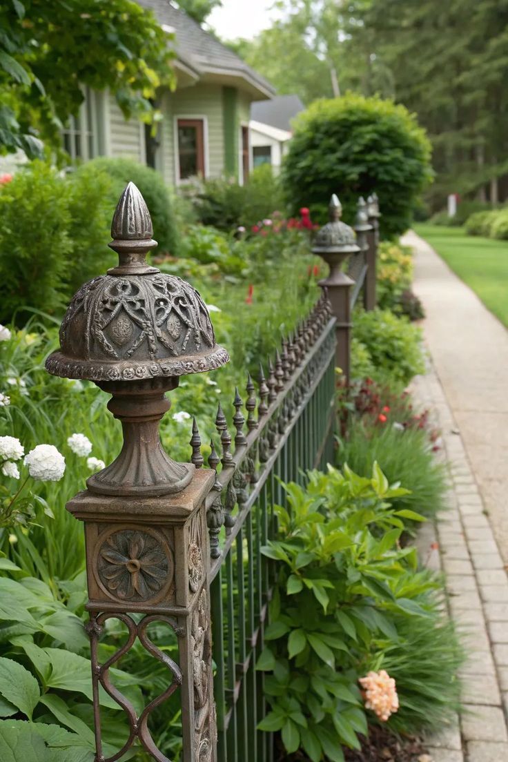 🌳 راهنمای جامع انتخاب و نصب نرده دور باغچه؛ زیبایی و امنیت فضای سبز خانه