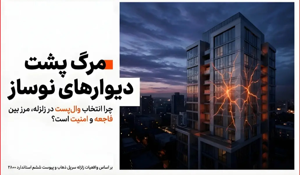 اهمیت وال پست در زلزله (انتخواب تولید کننده وال پست )