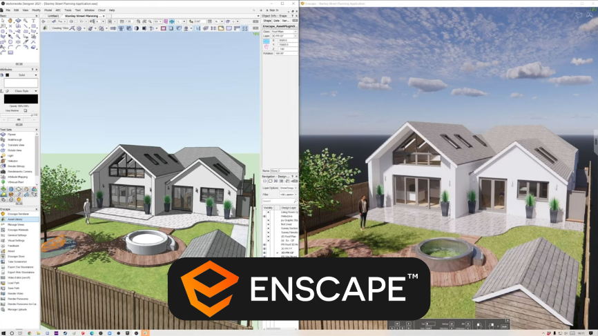 پنل تنظیمات کیفیت تصویر در Enscape