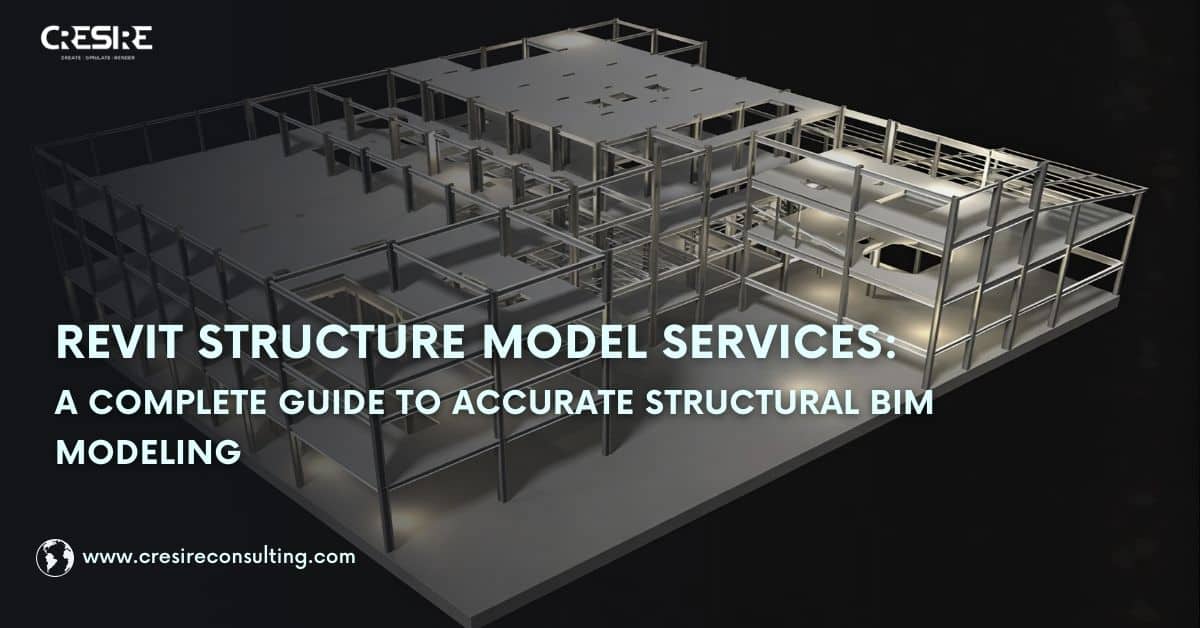 نمونه‌ای از مدلسازی ستون‌ها و تیرها در Revit Structure