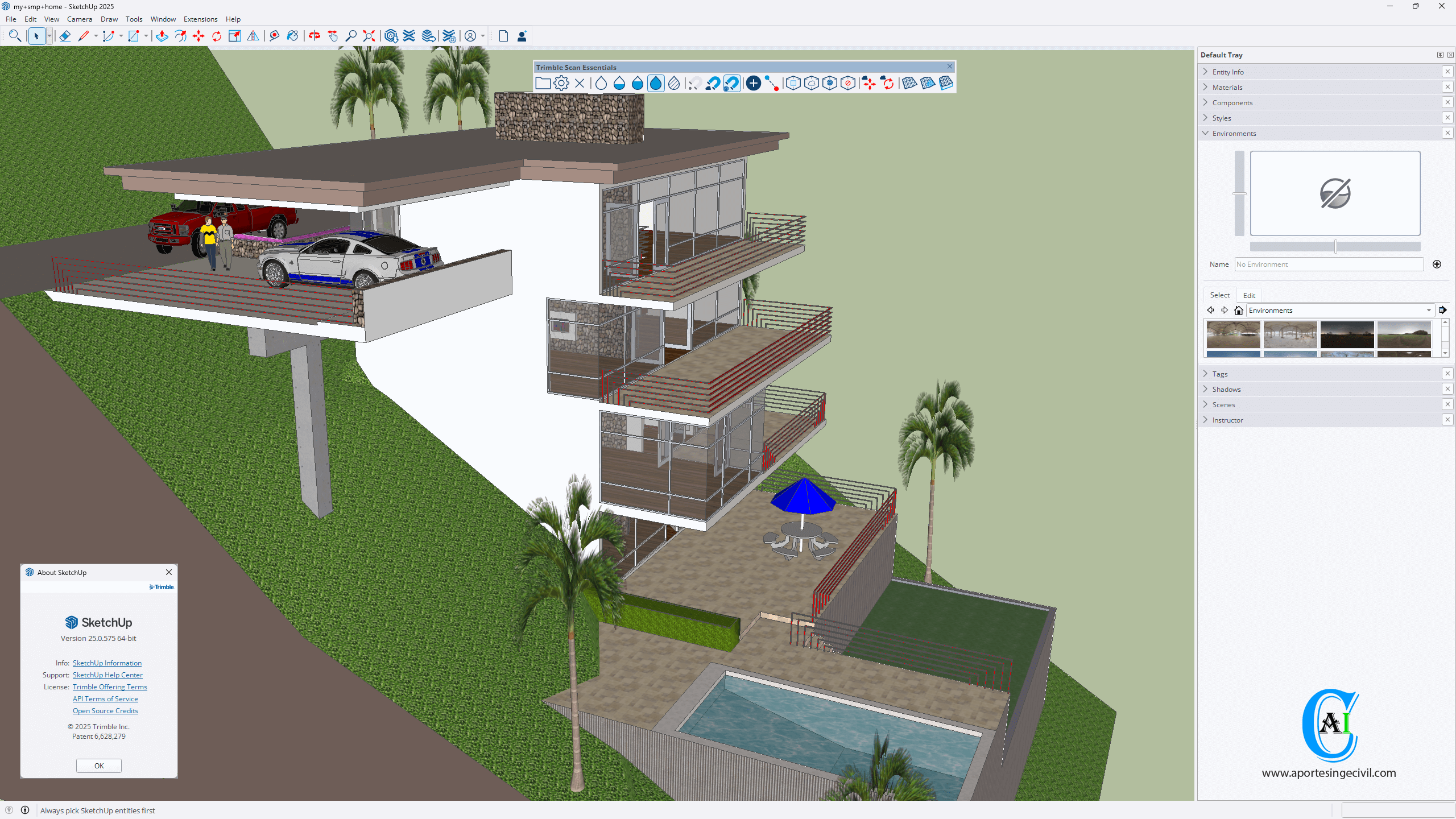 نمایش افزونه‌های پیشرفته SketchUp Pro برای رندرینگ و BIM