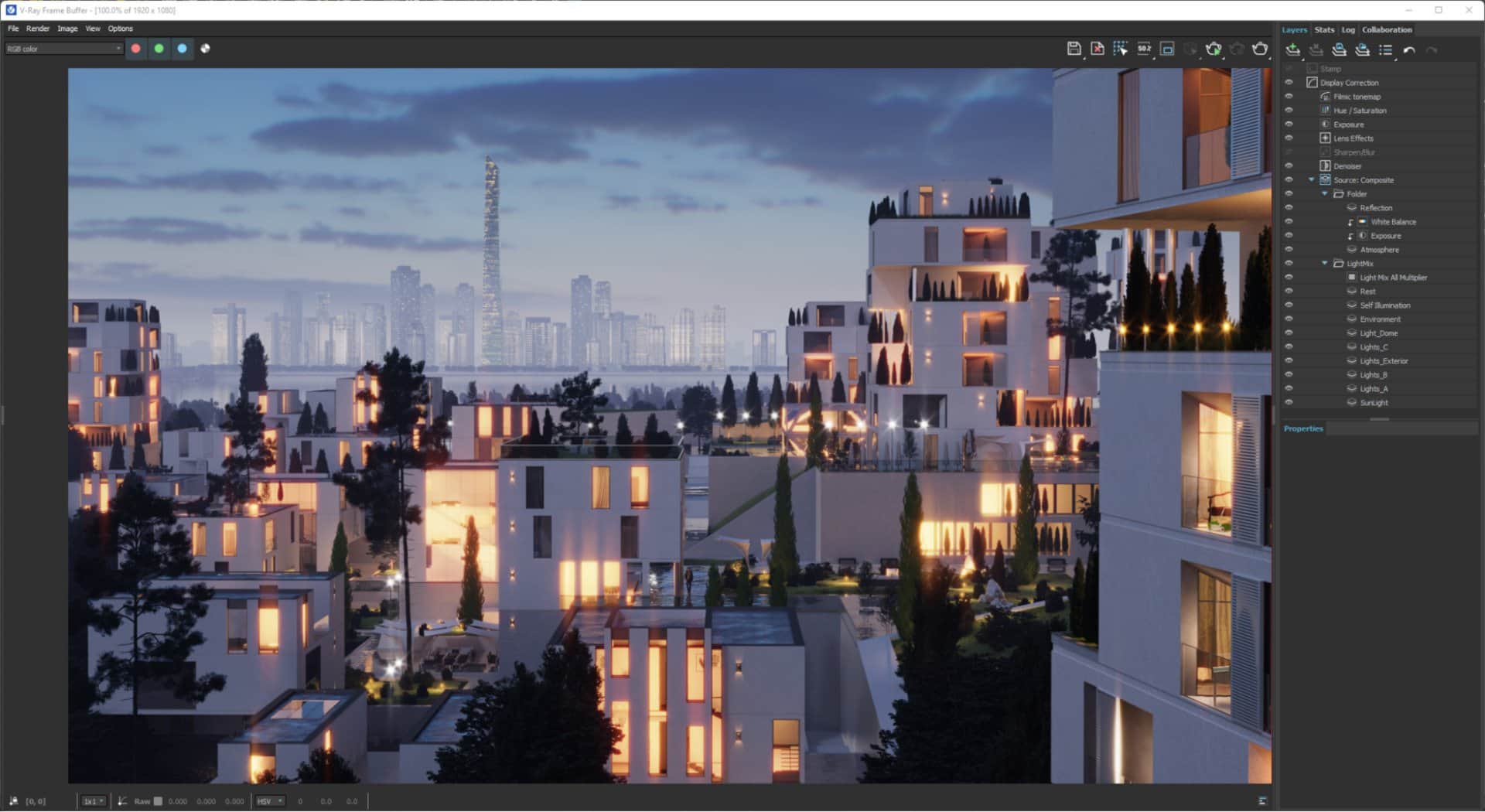 رابط کاربری V‑Ray در 3ds Max
