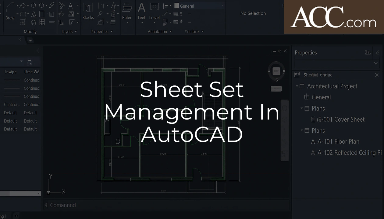مدیریت شیت‌ها در AutoCAD با استفاده از Title Block