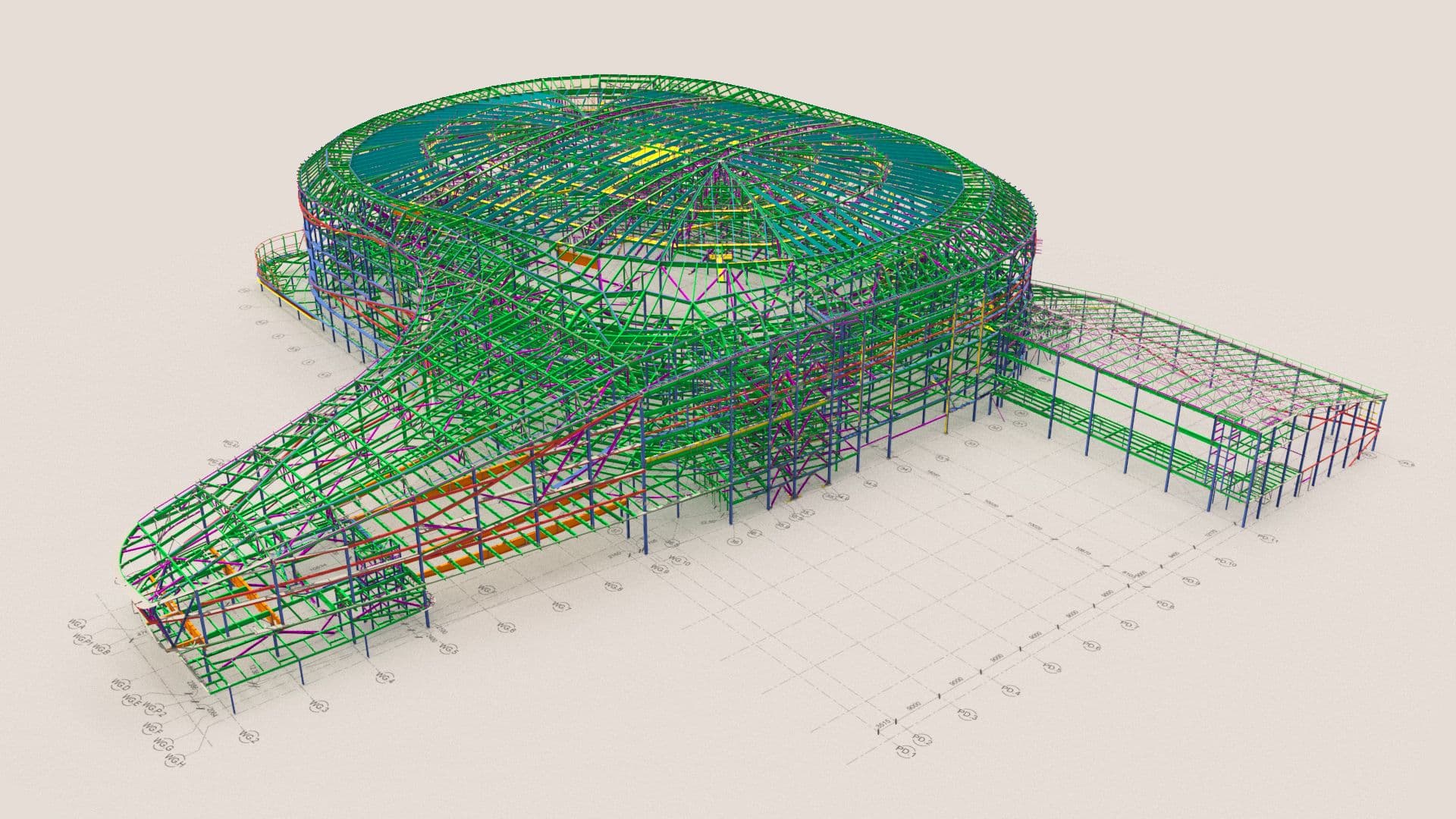 نمایش گزارش فهرست قطعات (BOM) در Tekla Structures با فیلترهای سفارشی
